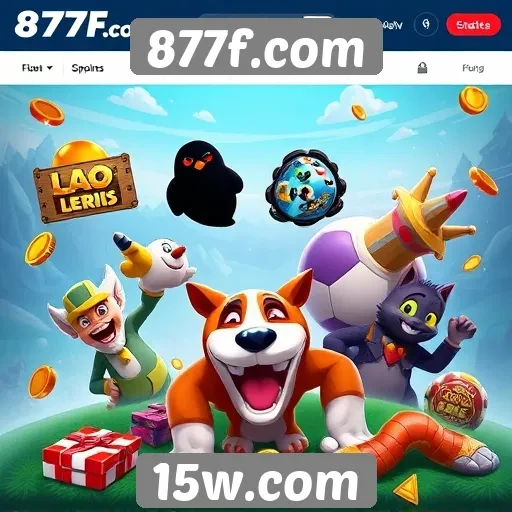 Variedade de jogos oferecidos pelo 877f.com