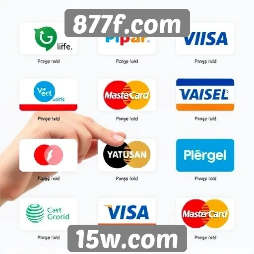 Métodos de pagamento aceitos no 877f.com